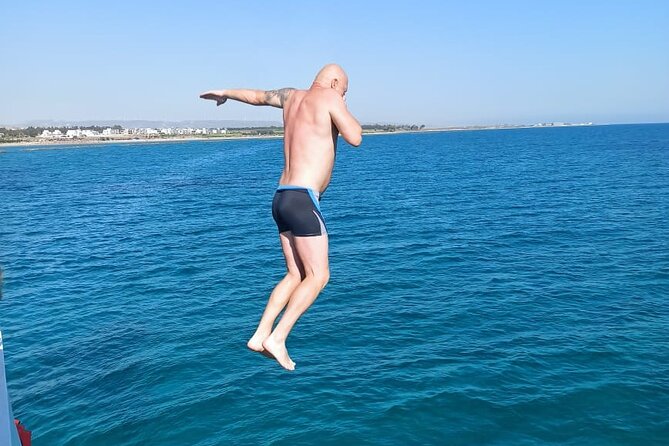 2.5 hour Glass Bottom Boat Trip, Snorkeling, Sliding and Fun - Finding the boat at Paphos Harbour