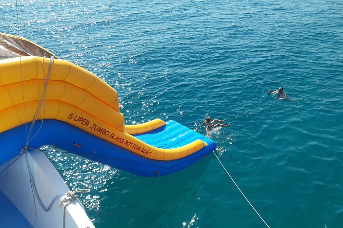 2.5 hour Glass Bottom Boat Trip, Snorkeling, Sliding and Fun - The 70-minute swimming stop is the heart of the day