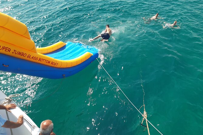 2.5 hour Glass Bottom Boat Trip, Snorkeling, Sliding and Fun - How good is the value at $36.20?
