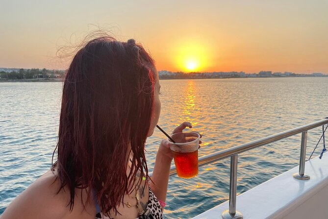 3-Hour Sunset Cruise from Protaras with Fruit & Champagne - From Golden Coast Harbor to Fig Tree Bay
