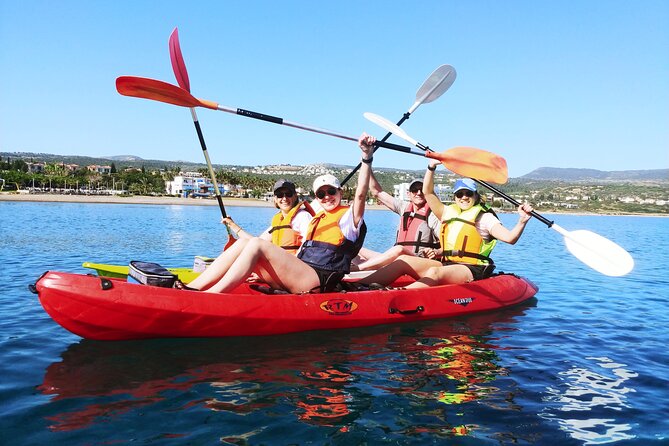 Aphrodite Kayak Experience with Guide and Free photos included - Giannakis Beach and Takkas Beach