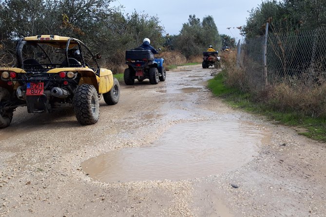 Beach & Off road Buggy Safari in Paphos - Getting your first feel for the buggy near Riccos Beach