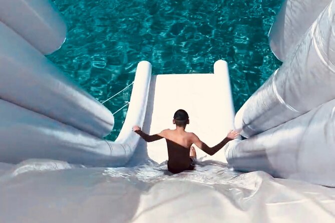 Blue Lagoon cruise: giant slide, music & Paphos hotel transfers - Setting off from charming Latchi