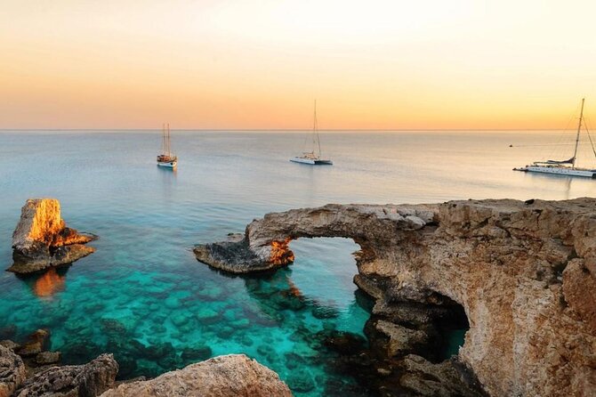 Cape Greco Blue Lagoon and Ayia Napa Tour - Sea caves: rock, water, and weather-dependent access