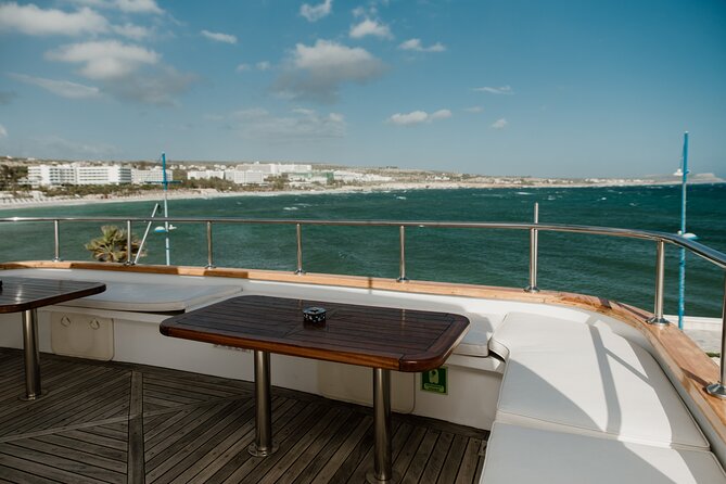 Cruise with lunch & Swimming Stops on Ayia Napa's biggest boat - The distant view toward Varosha is a bonus, not the focus
