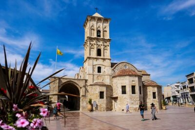 From Paphos to Divided Nicosia (North Cyprus walk in) and Larnaca