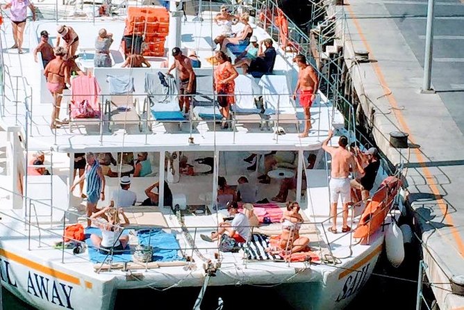 Full-Day Family Catamaran Cruise from Limassol with Lunch - Lunch, fruit, and local drinks back onboard