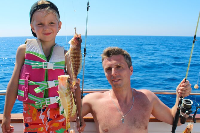 Fun Fishing & Relaxing Cruise at Larnaca Bay - A west-coast swim near Larnaca airport