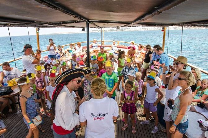 Jolly Roger Pirate Cruise from Paphos - Captain Jack and the pirate crew keep children busy