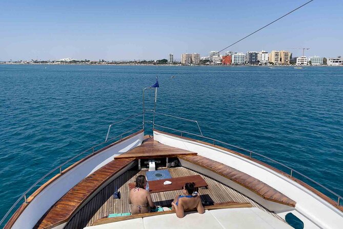 Larnaca Bay Cruise - Cruising toward Mackenzie Beach
