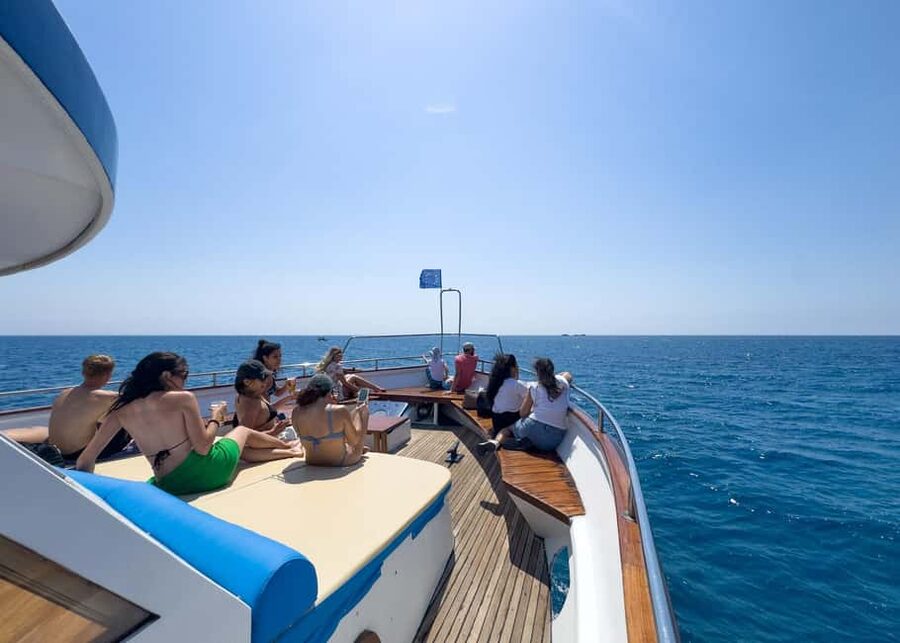 Larnaca: Glass-Bottom Boat Cruise with Fishing and BBQ Lunch - Planes over Larnaca’s west coast
