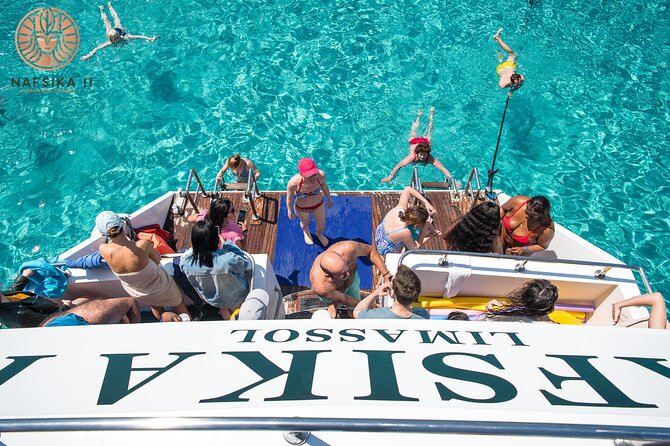 Nafsika II Half Day Cruise Swimming to blue lagoon water slide - What You Get for $30.25
