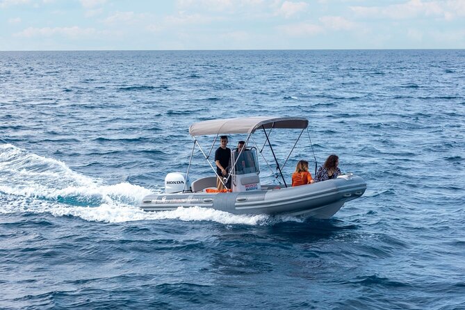 No Licence Private Self Drive Boat to Blue Lagoon +masks&snorkels - Taking the wheel from Latchi Harbour