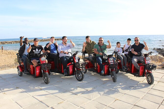 Paphos Electric Scooter Rental - Picking up the scooter and getting comfortable