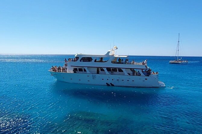 Protaras: St Georgios Presidential Cruise BBQ & 1 drink. 16+ - Famagusta and the occupied-zone viewpoint