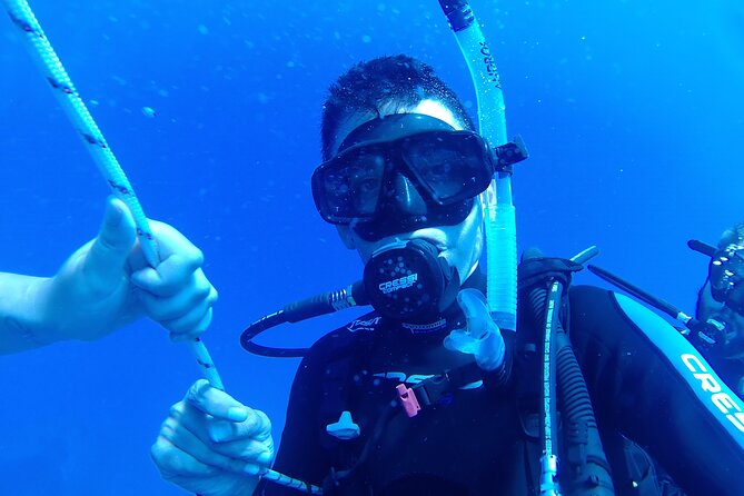Scuba Diving Cyprus Experience Protaras and Ayia Napa & Turtles - Following the seabed to 5 meters