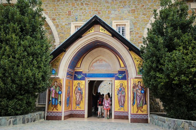 Tour to Troodos, Kykkos Monastery, Omodos and Winery from Paphos - Omodos and the Monastery of the Holy Cross