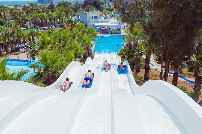 WaterWorld Themed WaterPark Admission Ticket in Ayia Napa - Food, lockers, and other costs